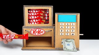 How to Make Kitkat Vending Machine from Cardboard at Home