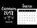 Diy Calendarios 2018 Para Imprimir Gratis!!!!!