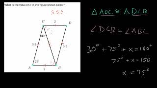 Find Angles in Congruent Triangles: Practice