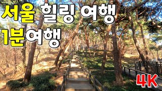 One-minute trip to Korea | Seoul, Walkerhill-ro, Achasan Ecological Park, Companion Forest Road