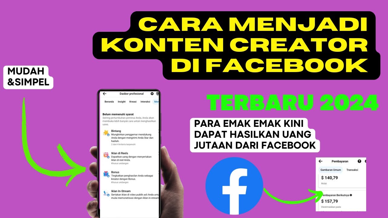 Cara Menjadi Konten Kreator Di Facebook Untuk Pemula - YouTube