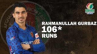 Rahmanullah Gurbaz's 106 Runs Against Bangladesh || 3rd ODI || Afghanistan tour of Bangladesh 2022