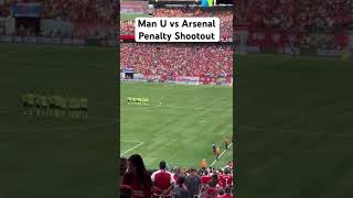 Manchester United Vs Arsenal  Penalty Shootout | Guess who took this Penalty #footballshorts #futbol