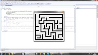 Don't Touch The Walls Maze on Visual Basic 2008