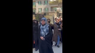 Afghan women march in Kabul to mark International Women's Day