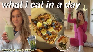 WHAT I EAT IN A DAY | realistic, easy, & healthy meals ideas 🌱