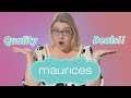 My first PLUS-SIZE Maurices HAUL | natural fibers | CUTE outfits on CLEARANCE