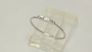 Bony Levy Diamond Anniversary Wedding Band Ring .10CT H - VS 18K WG Sz 6 - 32709