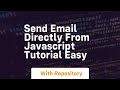 Send email directly from javascript tutorial easy