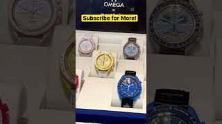Omega x Swatch Moonswatch Speedmaster Watch Collab | Swiss Made Omega Swatch Watch New Model