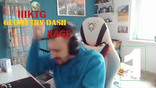 XKATEHE GEOMETRY DASH RAGE COMPILATION 1