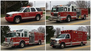 Jackson Command 1280, Engine 1261, Engine 1260, and Ambulance 1251 responding 4-27-19