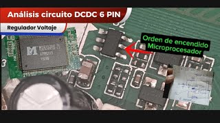 Análisis Circuito regulador 6 pin (DCDC) Televisor no prende leds Standby 🇺🇾🧐 Técnicos Uruguay