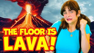 The Floor Is Lava Song - Into the Volcano! 🌋 | Brain Break Dance | Kids Songs | Head 2 Head
