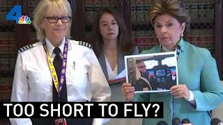 Too Short to Fly? Woman Backed by Gloria Allred Files Discrimination Suit | NBCLA