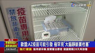 全台首例!20多歲男打AZ疫苗5天 肢體多處瘀斑