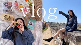 cheongdo Travel Vlog ㅣ Countryside ㅣ Ogyeong Chicken ㅣ Lotto ㅣ Burger ㅣ Zara ㅣ Jeonpo Cafe Street