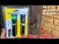 Remove and install security screen door lock - DIY