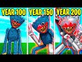 200 YEARS As HUGGY! (Roblox)