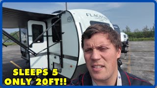 20' Travel Trailer Sleeps 5! 2026 Forest River Flagstaff E-Pro E19DBH