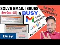 SOLVE EMAIL CONFIGURATION ERROR 114 IN BUSY ACCOUNTING SOFTWARE.HOW TO FIXED EMAIL PROBLEM IN BUSY.