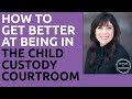 How to Get Better At Being in the Child Custody Courtroom