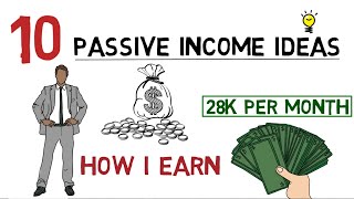 10 Passive Income Ideas - How I Earn $28K Per Month