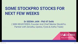 StockPro | STOCKS TO KEEP IN YOUR WATCH LIST FOR NEXT WEEK BY Dr SEEMA JAIN