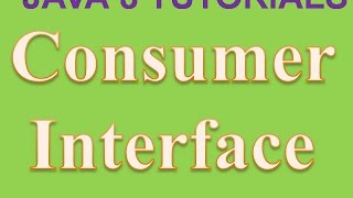 Consumer Interface in Java 8