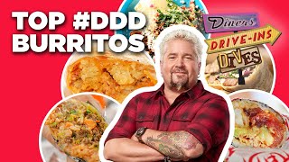 Top Burritos Guy Fieri Ever Ate on #DDD | Diners, Drive-Ins, and Dives | Food Network