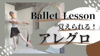 Ballet Lesson vol.34// Allegro! Temps leve!!//Barre Ballet Lesson!!!