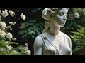 art beautiful plaster sculptures in ruins 4k asmr