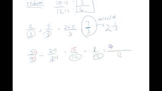 fraction refresher