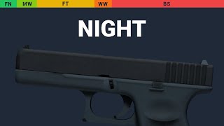 Glock-18 Night - Skin Float And Wear Preview