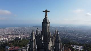 Dji Mini 2 Spain Barcelona 🇪🇸 Temple Expiatori Del Sagrat Cor