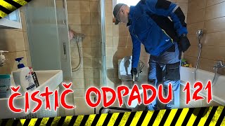 Čištění odpadů 121 (rodinný dům | ucpaný hlavní svod | neuvěřitelná fušeřina)