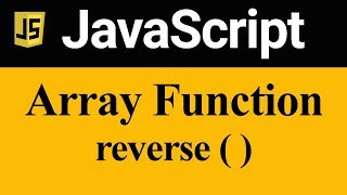 reverse Method in JavaScript (Hindi)