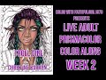 PRISMACOLOR HAIR ADULT COLOR ALONG | LIVE TROLL GIRL CHRISTINE KARRON WEEK 2