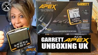 NEW Garrett ACE APEX unboxing I Metal Detecting UK