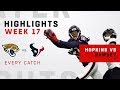 Every DeAndre Hopkins Catch vs. Jalen Ramsey in Week 17