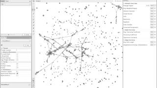Gephi Force Layout to visualize connected components and clusters