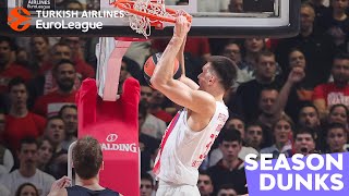 Filip Petrusev | Season Dunks | 2022-23 Turkish Airlines EuroLeague