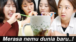 Masa kok es cendol dibilang minuman telur katak di Korea..! #4