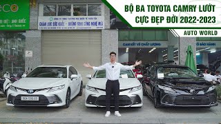 Bộ ba Toyota Camry lướt đủ phiên bản cực đẹp đời 2022-2023| Thế Giới Xe Hơi