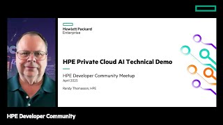 HPE Private Cloud AI Technical Demo