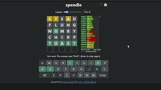 10 Wordle Speedrun in 27.18 seconds (Former WR) (27.05 retime)