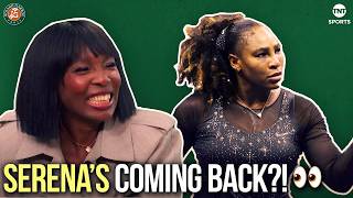 Venus Williams Speaks on Serena Williams Returning to Tennis 🔥