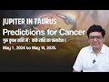 Jupiter in Taurus : Predictions for Cancer | Ashish Mehta