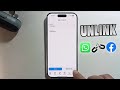 How to unlink WhatsApp from Facebook