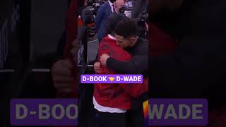 Dwyane Wade Shows Devin Booker Love After Game 2 Win #Shorts